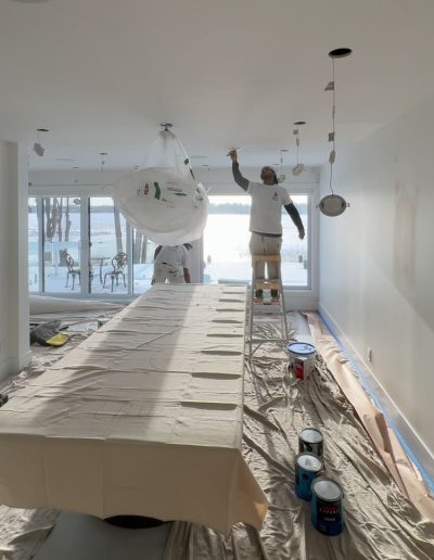 Peintres professionnels Grand Montréal - Peinture résidentielle cuisine