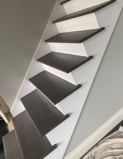 Peintres professionnels Grand Montréal - Peinture résidentielle escalier